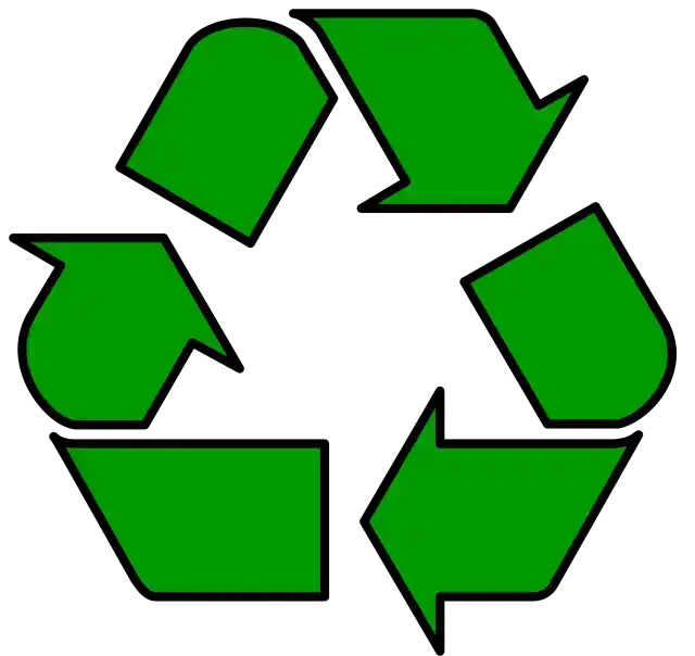 Recycling-Symbol als Kreisprozess